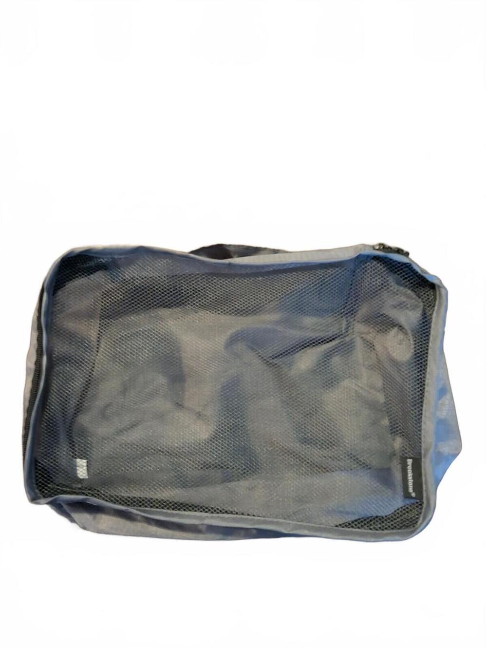 Brookstone Travel Packing Cube Organization Gray Mesh